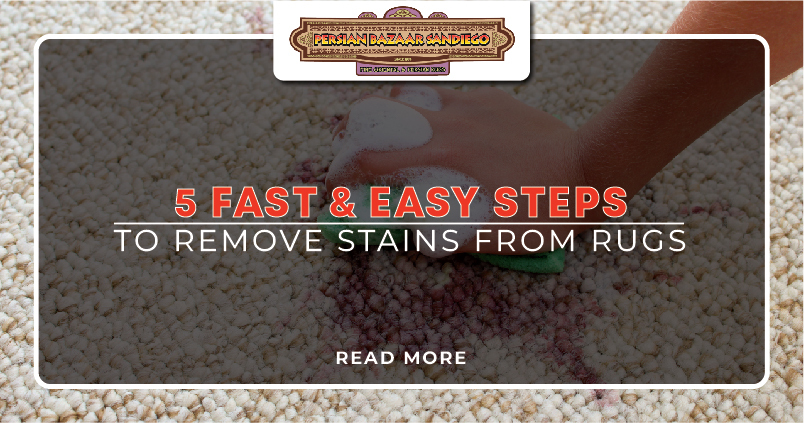 5 Fast & Easy Steps to Remove Stain from Rugs